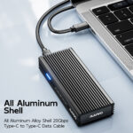 MAIWO K1685P3 USB3.2 Gen2x2 20Gbps M.2 NVMe SSDケース