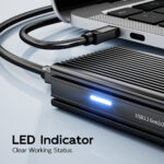 MAIWO K1685P3 USB3.2 Gen2x2 20Gbps M.2 NVMe SSDケース