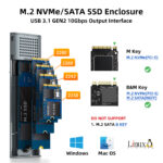 MAIWO K1690 10Gbps Type-C M.2 NVMe SSDケース