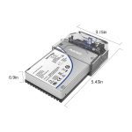 2.5インチ SAS/SATA 外付けハードドライブケース